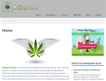 Tablet Screenshot of marijuanagames.org